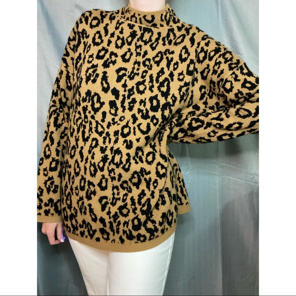 EUC Leopard Print Sweater